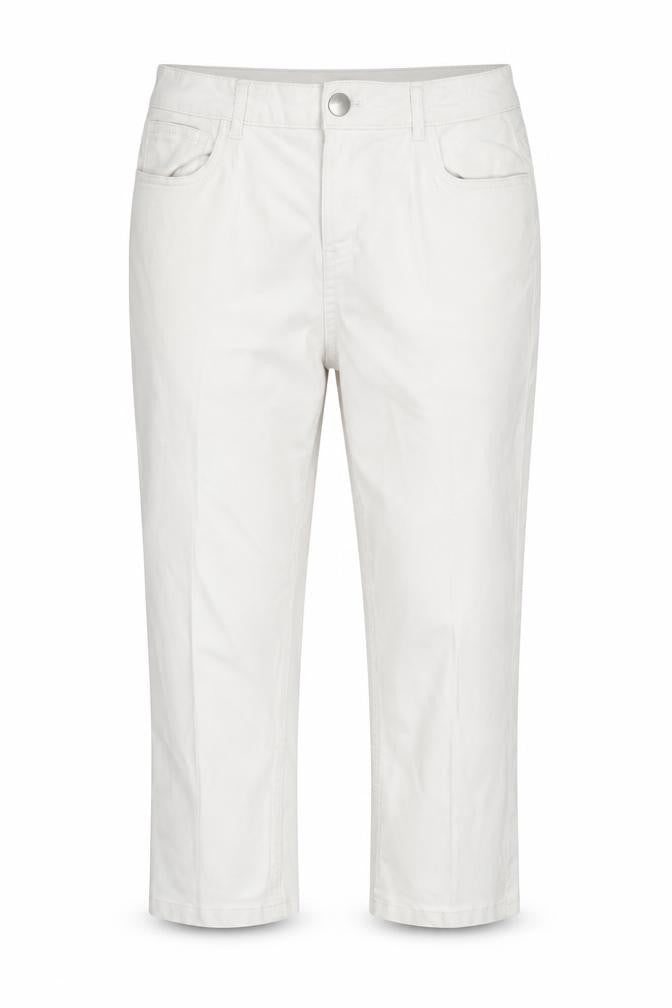 Dunnes Women Ivory Size 14 Straight Fit Stretch Jeans