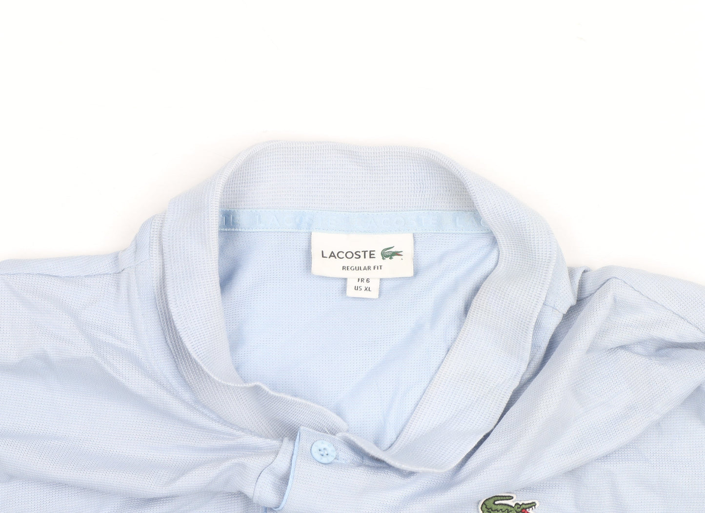 Lacoste Men's Blue Regular Fit Polo Shirt Size XL Classic Style