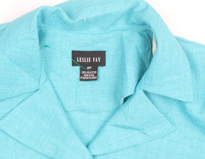 Leslie Fay Women’s Blue Petite Size 10 Blazer Jacket
