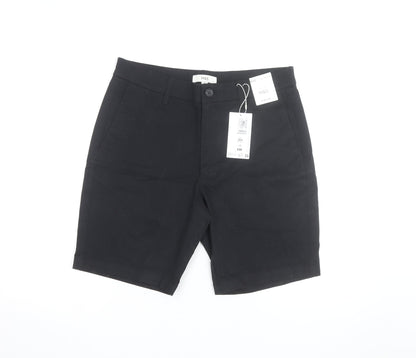 Marks and Spencer Men’s Black Slim Fit Chino Shorts Size 32