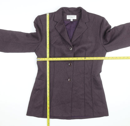Renlyn Women’s Purple Blazer Jacket Size 6 Classic Workwear