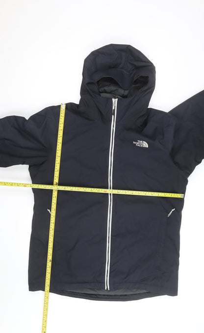 The North Face Men's Black Hooded Insulated Puffer Jacket Size L