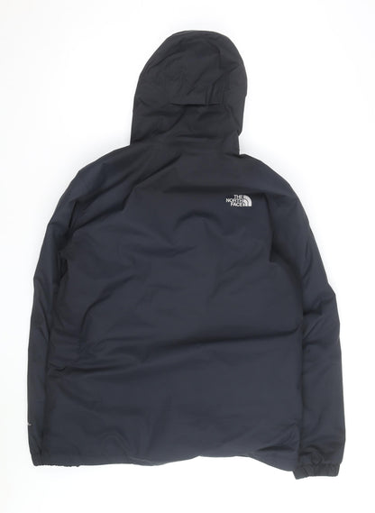 The North Face Men's Black Hooded Insulated Puffer Jacket Size L