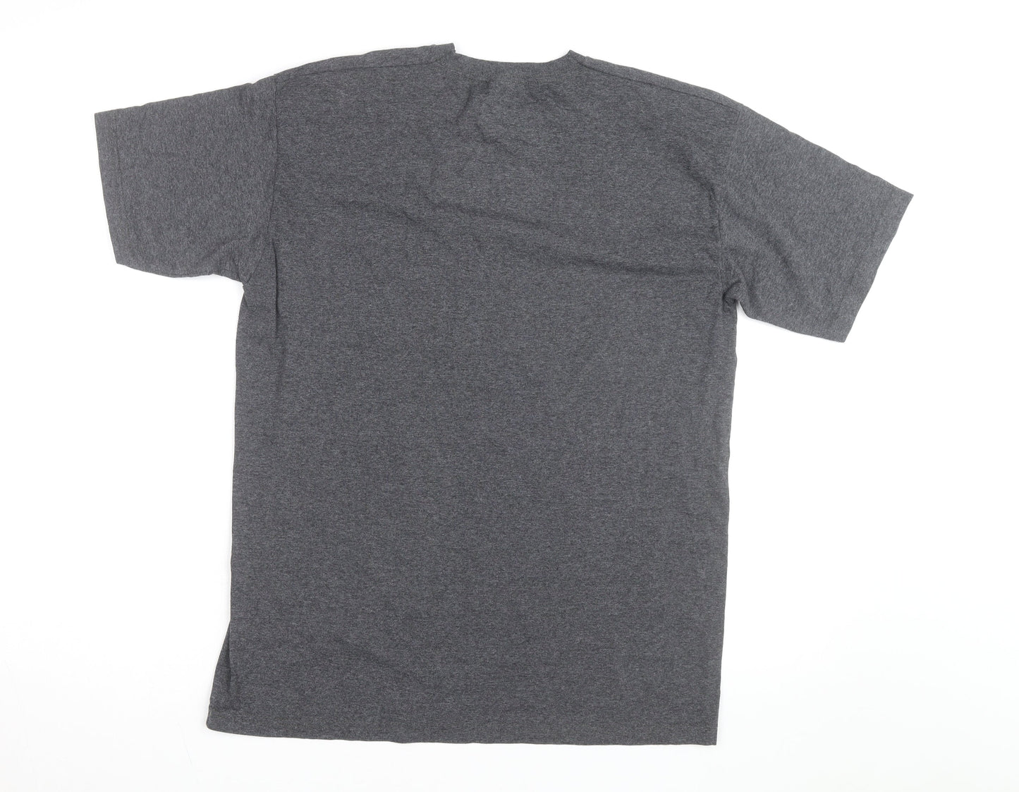 Fruit of the Loom Mens Grey Blondie Band Graphic T-Shirt Size 14-15 Years