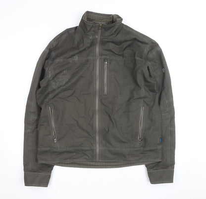 KÜHL Mens Green XL Soft Shell Outdoor Hiking Jacket