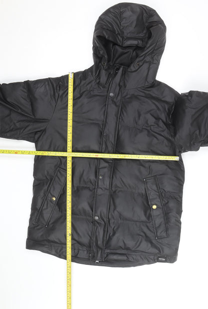 Tretorn Men's Black L Puffer Jacket Hooded Waterproof Winter Coat