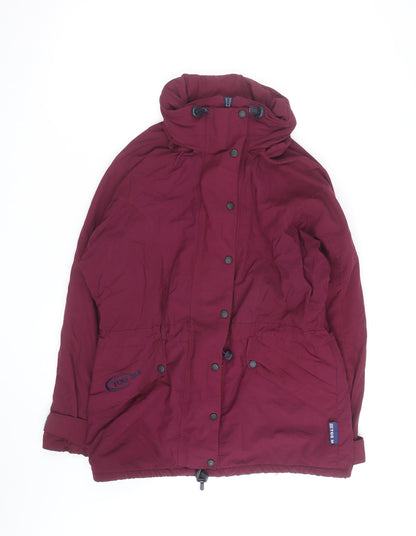TOG 24 Women’s Red Waterproof Parka Jacket Size 12 Hooded