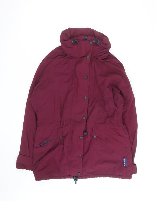 TOG 24 Women’s Red Waterproof Parka Jacket Size 12 Hooded
