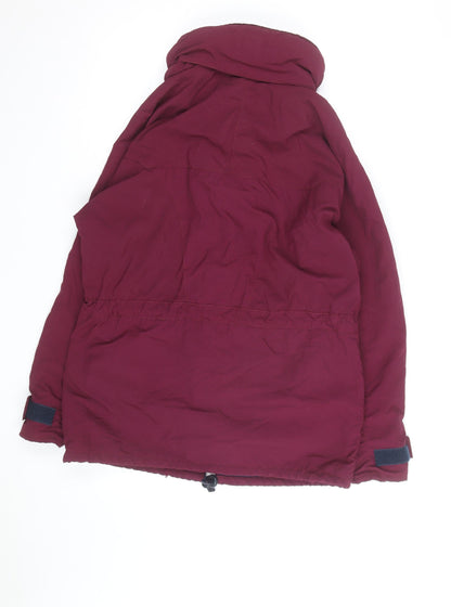 TOG 24 Women’s Red Waterproof Parka Jacket Size 12 Hooded