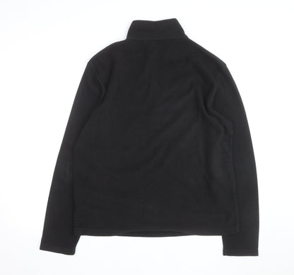 Regatta Men’s Black Fleece 1/4 Zip Pullover Sweatshirt Size L