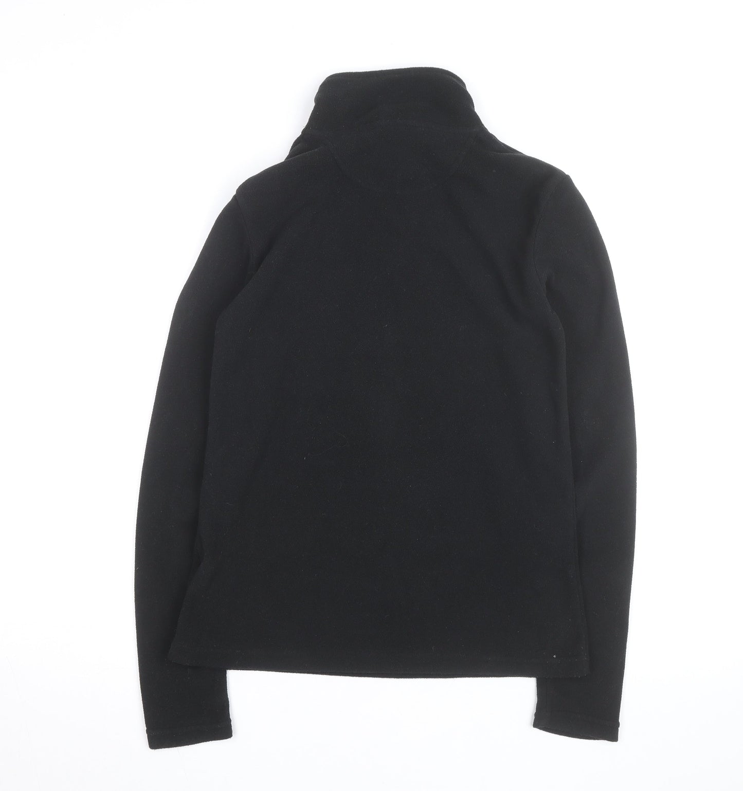 Peter Storm Women’s Black Fleece 1/2 Zip Pullover Sweatshirt Size 8