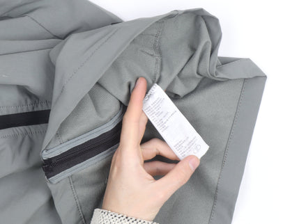 Abercrombie & Fitch Men’s Grey L Hooded Full Zip Windbreaker Jacket