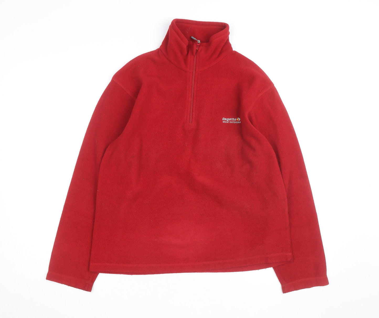 Regatta Men's Red XS Fleece 1/4 Zip Outdoor Jacket