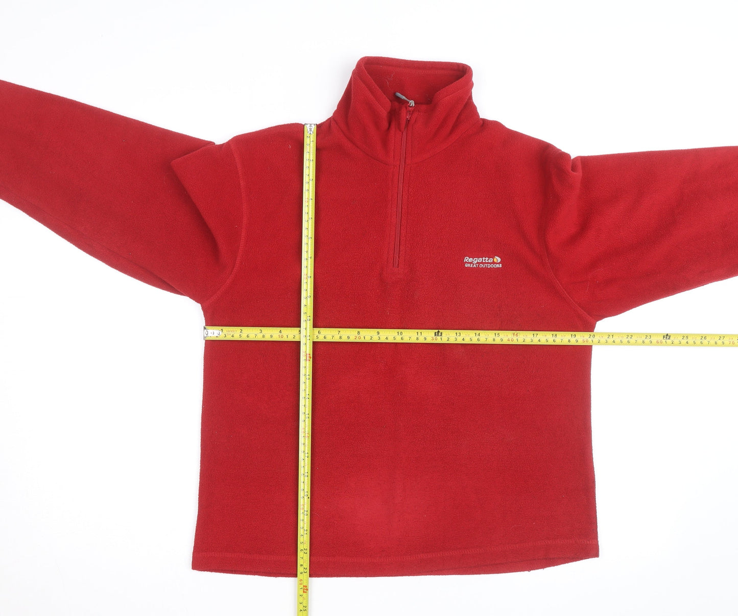 Regatta Men's Red XS Fleece 1/4 Zip Outdoor Jacket