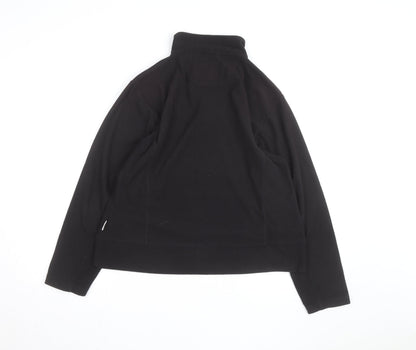 Regatta Womens Black Fleece 1/4 Zip Pullover Sweatshirt Size M