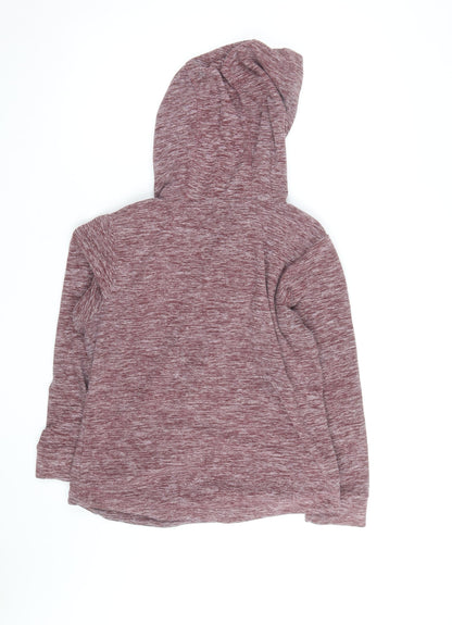 Regatta Womens Burgundy Hooded Pullover Hoodie UK 12 Polyester Blend