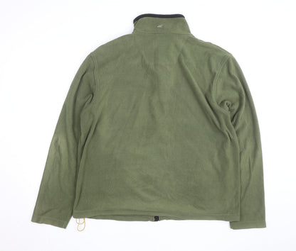 Regatta Men’s Green Fleece Full Zip Windbreaker Jacket XL