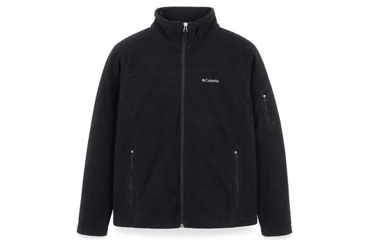 Columbia Men's Black Fleece Full Zip Windbreaker Jacket L