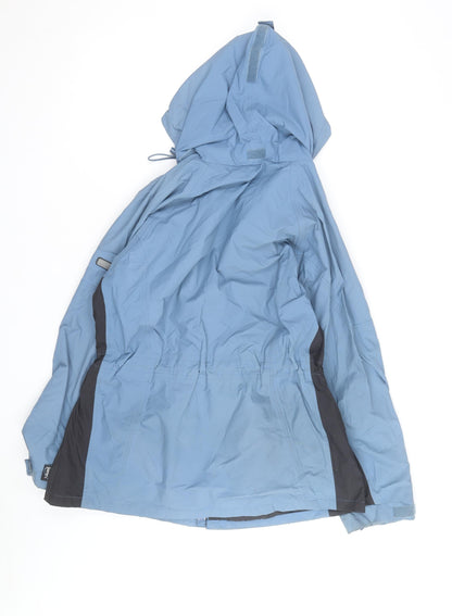 Regatta Men's Blue Waterproof Hooded Parka Jacket Size M