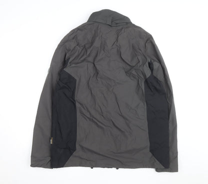 Jack Wolfskin Men's Grey Waterproof Hiking Jacket Size L Outdoor Coat