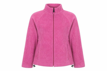 Columbia Women Pink Fleece Full Zip Lightweight Active Jacket M
