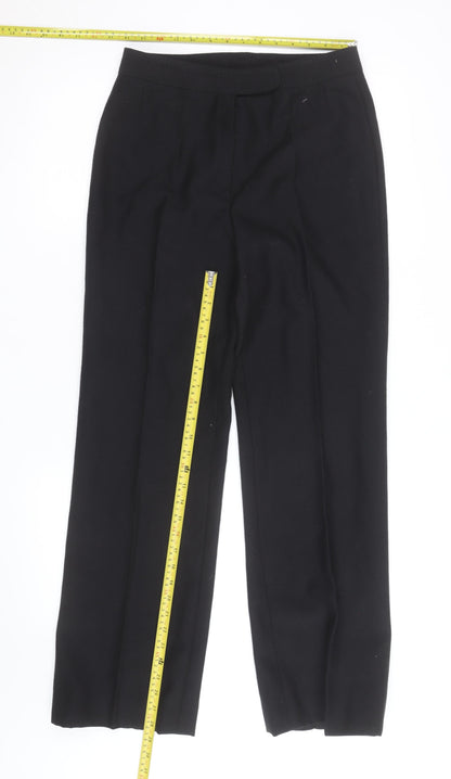 Lady Brax Black Dress Pants Unisex Adults M Regular Fit Straight Leg Trousers