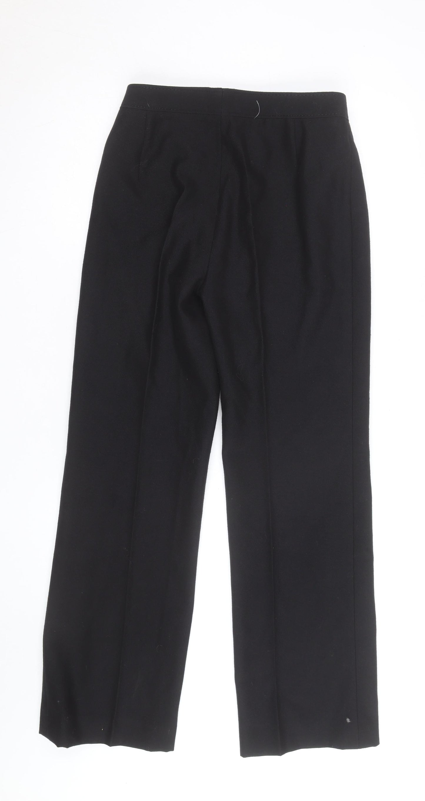 Lady Brax Black Dress Pants Unisex Adults M Regular Fit Straight Leg Trousers