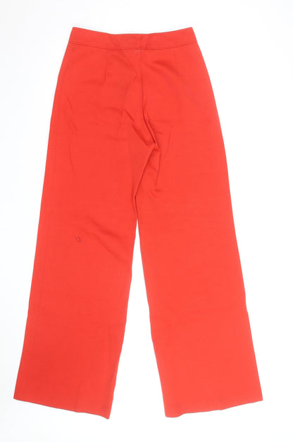 Beastly Women’s Red Wide-Leg Trousers Size 12 Polyester