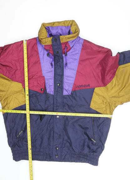 Nevica Mens Multicoloured M 90s Retro Ski Jacket Waterproof Lined