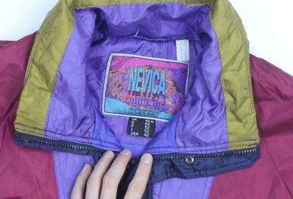 Nevica Mens Multicoloured M 90s Retro Ski Jacket Waterproof Lined