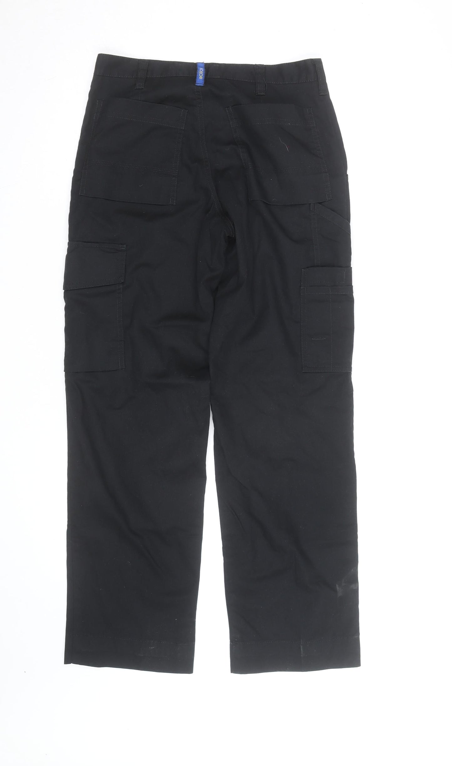 ProJob Men's Black Cargo Workwear Trousers Size M Regular Fit