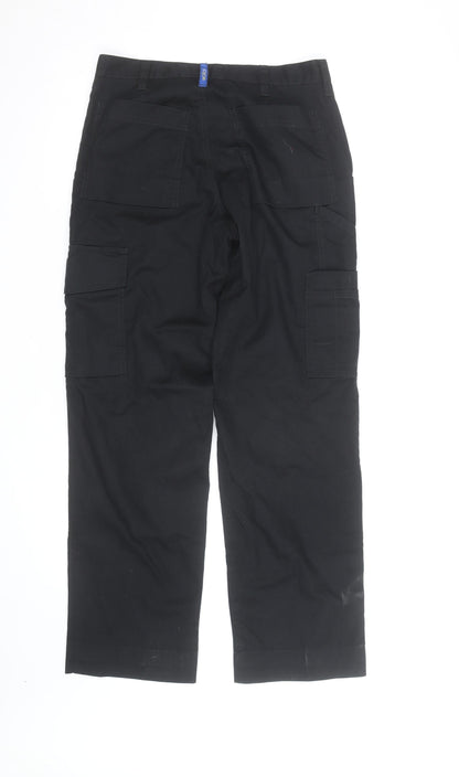 ProJob Men's Black Cargo Workwear Trousers Size M Regular Fit