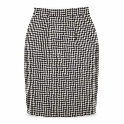 Evan Picone Women’s Blue Houndstooth Wool Pencil Skirt Size 10