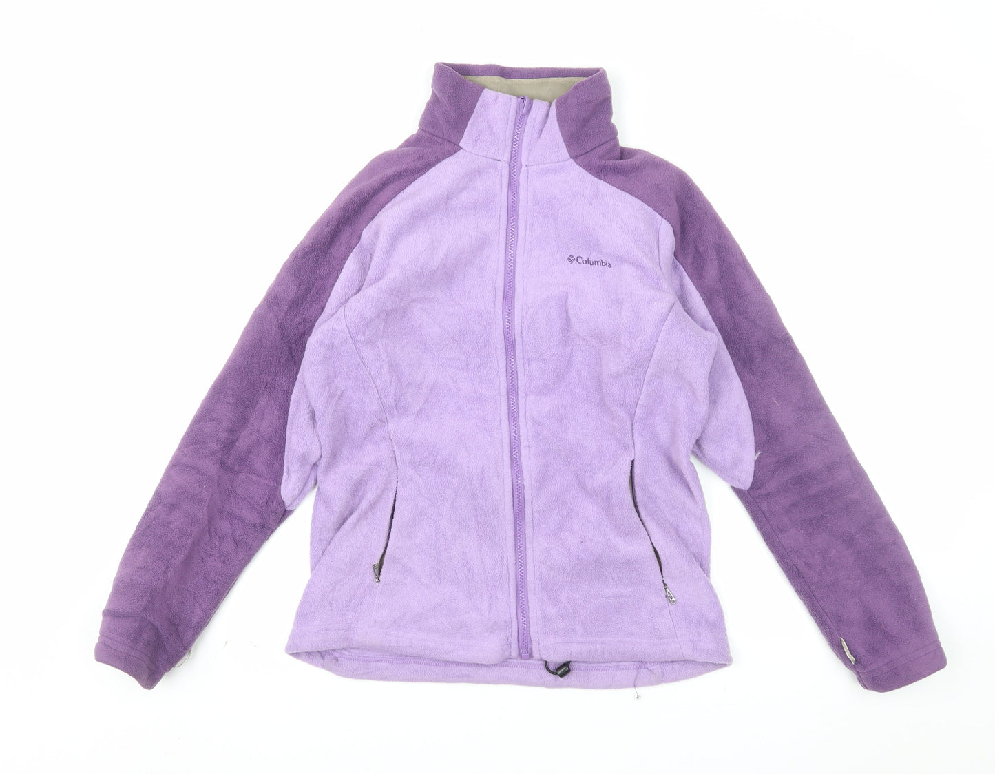 Columbia Women's Purple Fleece Full Zip Outdoor Jacket Size S