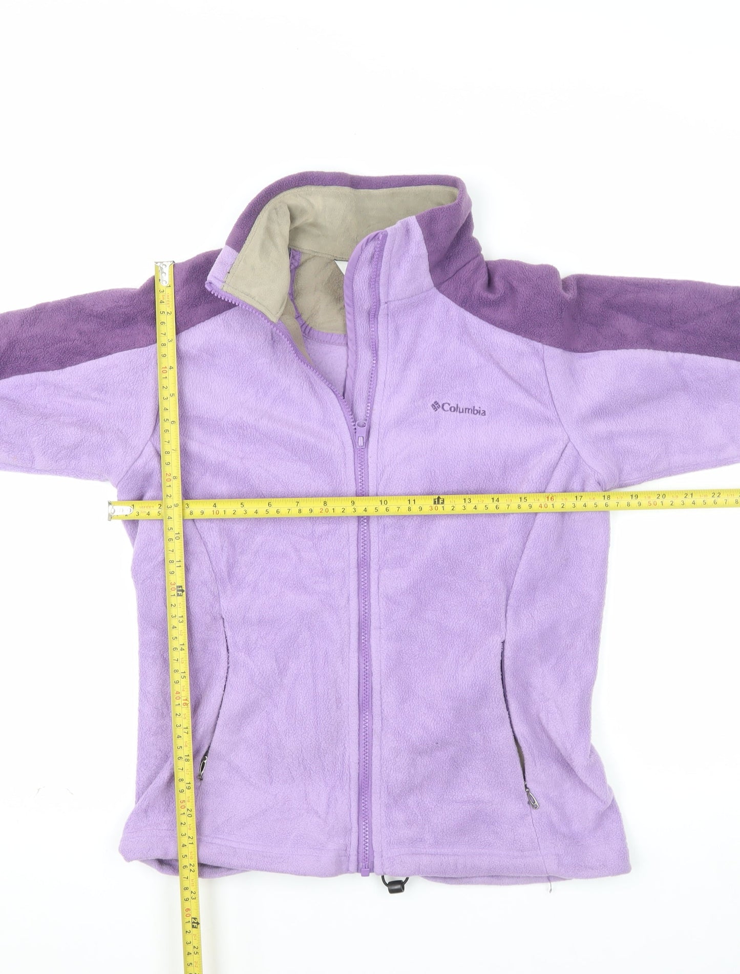 Columbia Women's Purple Fleece Full Zip Outdoor Jacket Size S