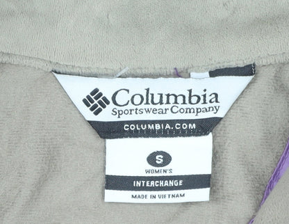 Columbia Women's Purple Fleece Full Zip Outdoor Jacket Size S