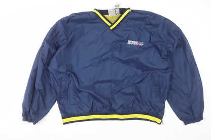 Rawlings Men's Blue XL Pullover Sweatshirt V-Neck Marathon Sports Vintage