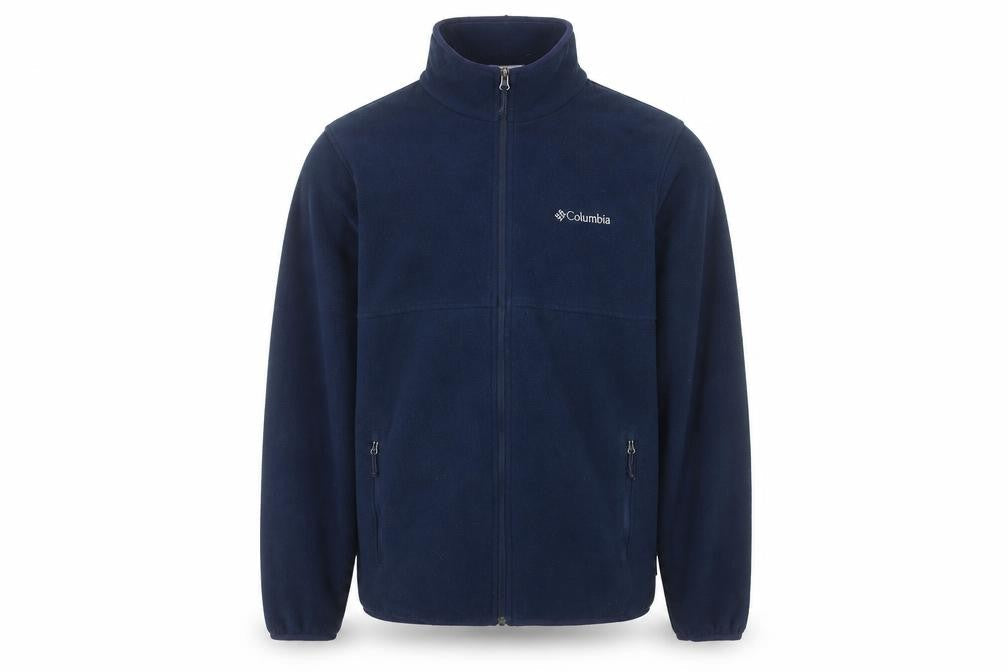 Columbia Men's Blue Fleece Full Zip Outdoor Jacket Size S