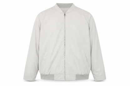 Barisal Men’s Beige Bomber Jacket Size 54 Regular Fit Zip Front