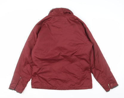 Columbia Women's Red Parka Jacket M Insulated Water Resistant