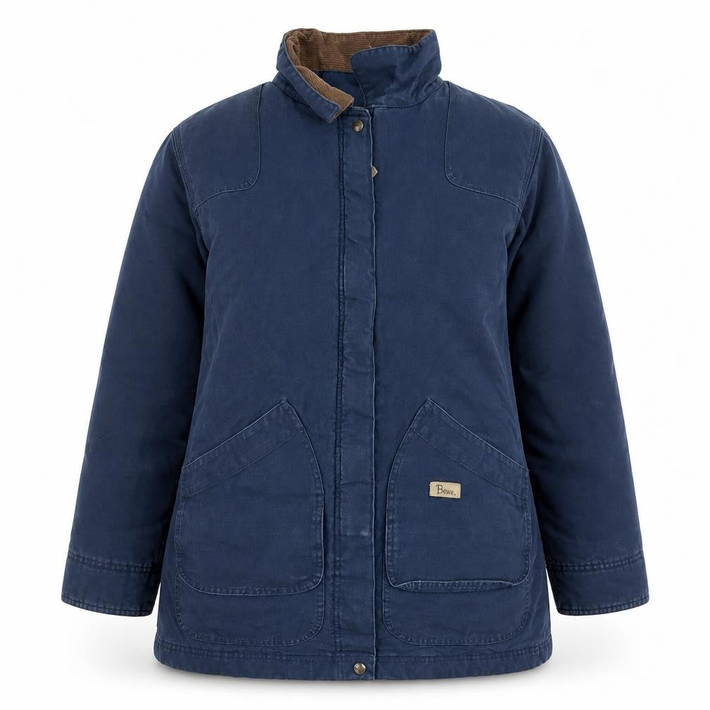 Berne Apparel Women’s Navy Mid-Length Work Jacket Size L (14-16)