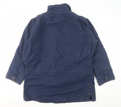Berne Apparel Women’s Navy Mid-Length Work Jacket Size L (14-16)