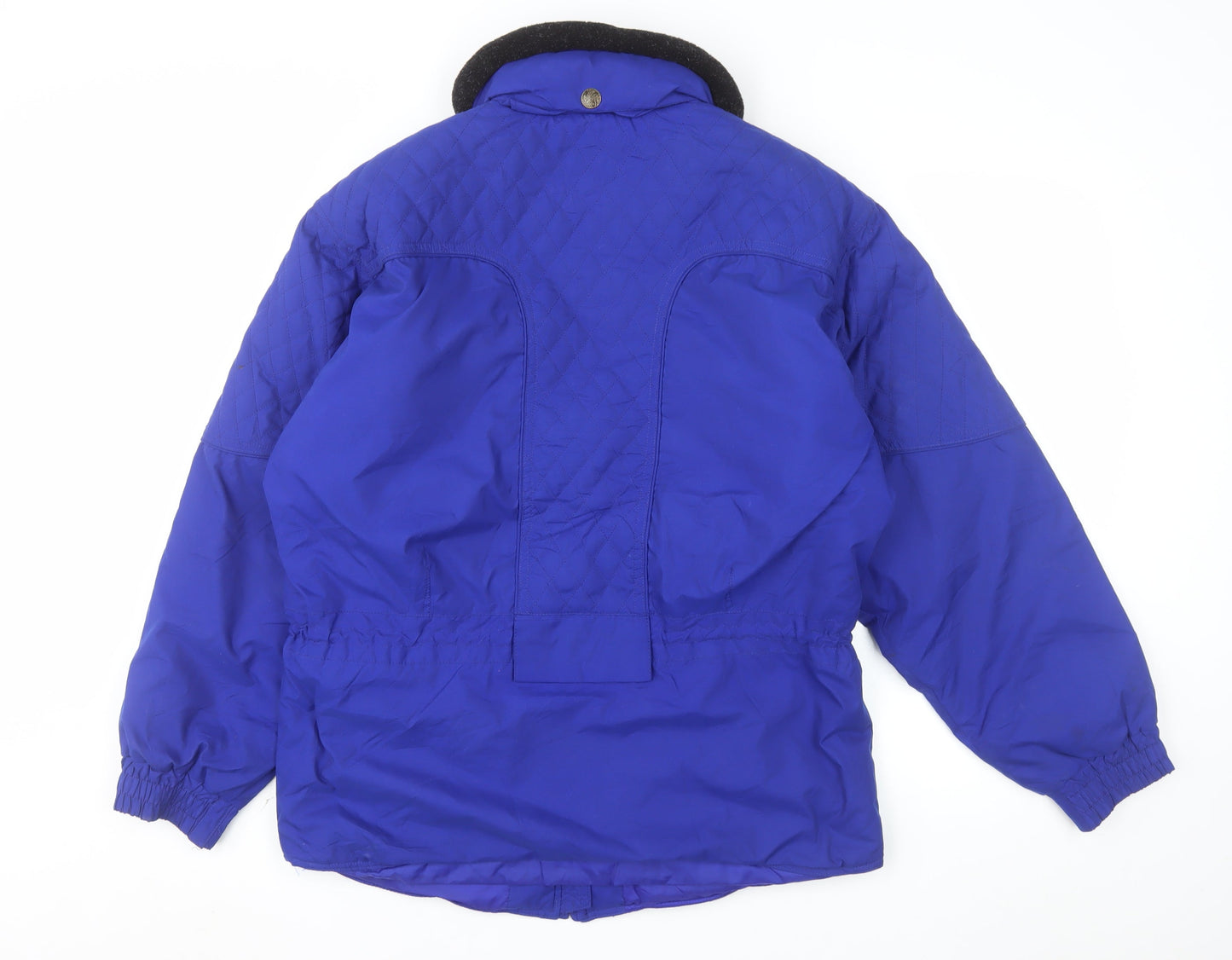 Collini Women's Blue Quilted Thermal Puffer Jacket Size 12
