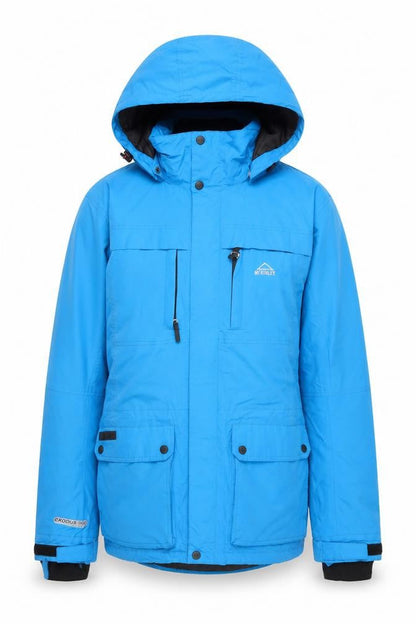 McKINLEY Women's Blue L Hooded Waterproof Puffer Jacket