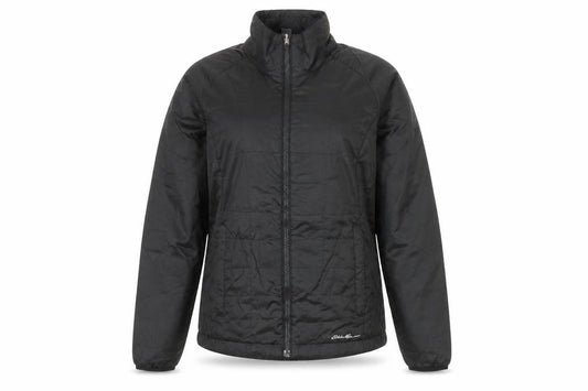 Eddie Bauer Women's Black M Quilted Puffer Jacket Winter Warm Coat