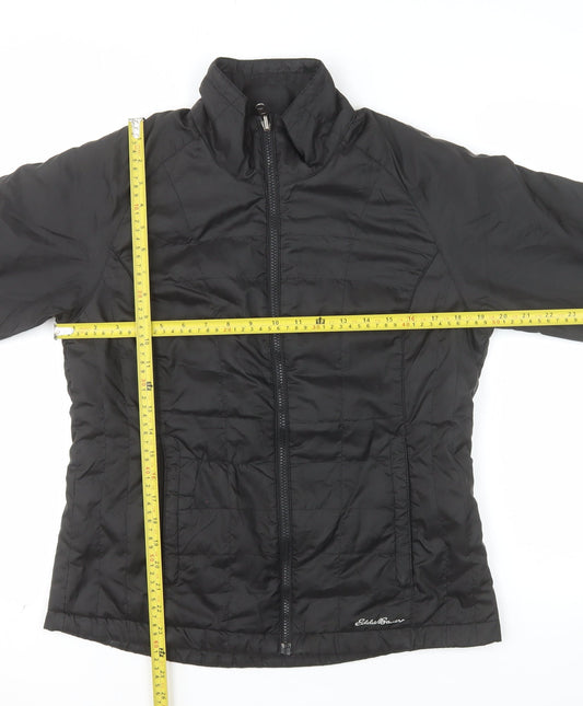 Eddie Bauer Women's Black M Quilted Puffer Jacket Winter Warm Coat