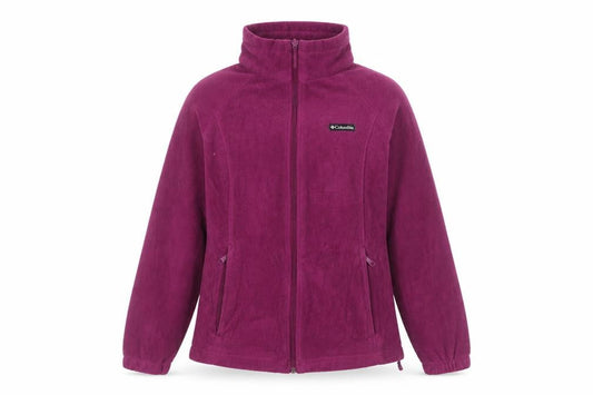 Columbia Women's Purple Fleece Full Zip Outdoor Jacket Size L