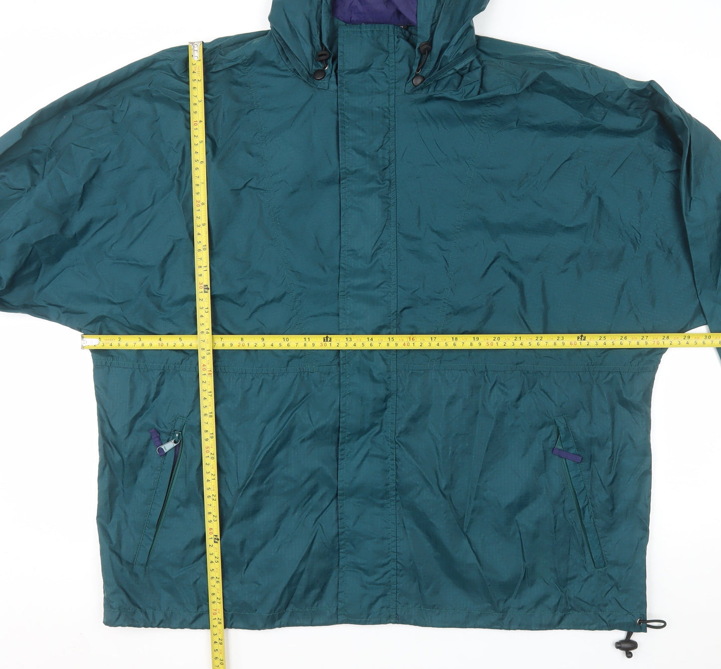 West Marine Mens Green XL Hooded Windbreaker Jacket
