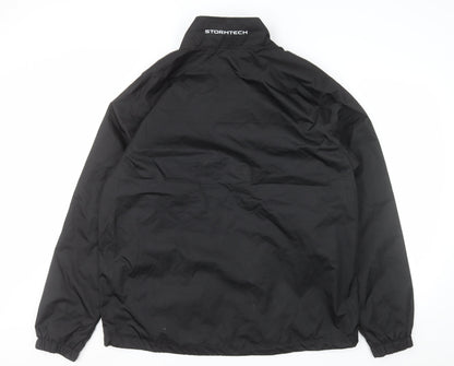 Stormtech Men's Black Windbreaker Jacket XL Polyester Lightweight