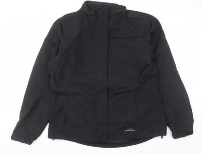 Eddie Bauer Men's Black L Water Resistant Puffer Jacket